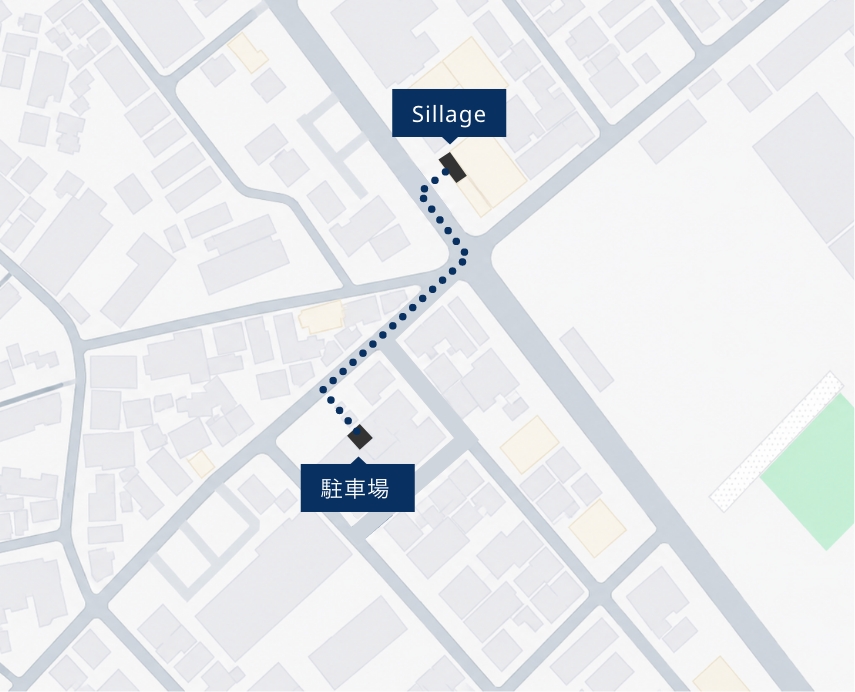 駐車場までの案内図